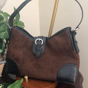 Croft & Barrow Suede Purse with bonus coin purse